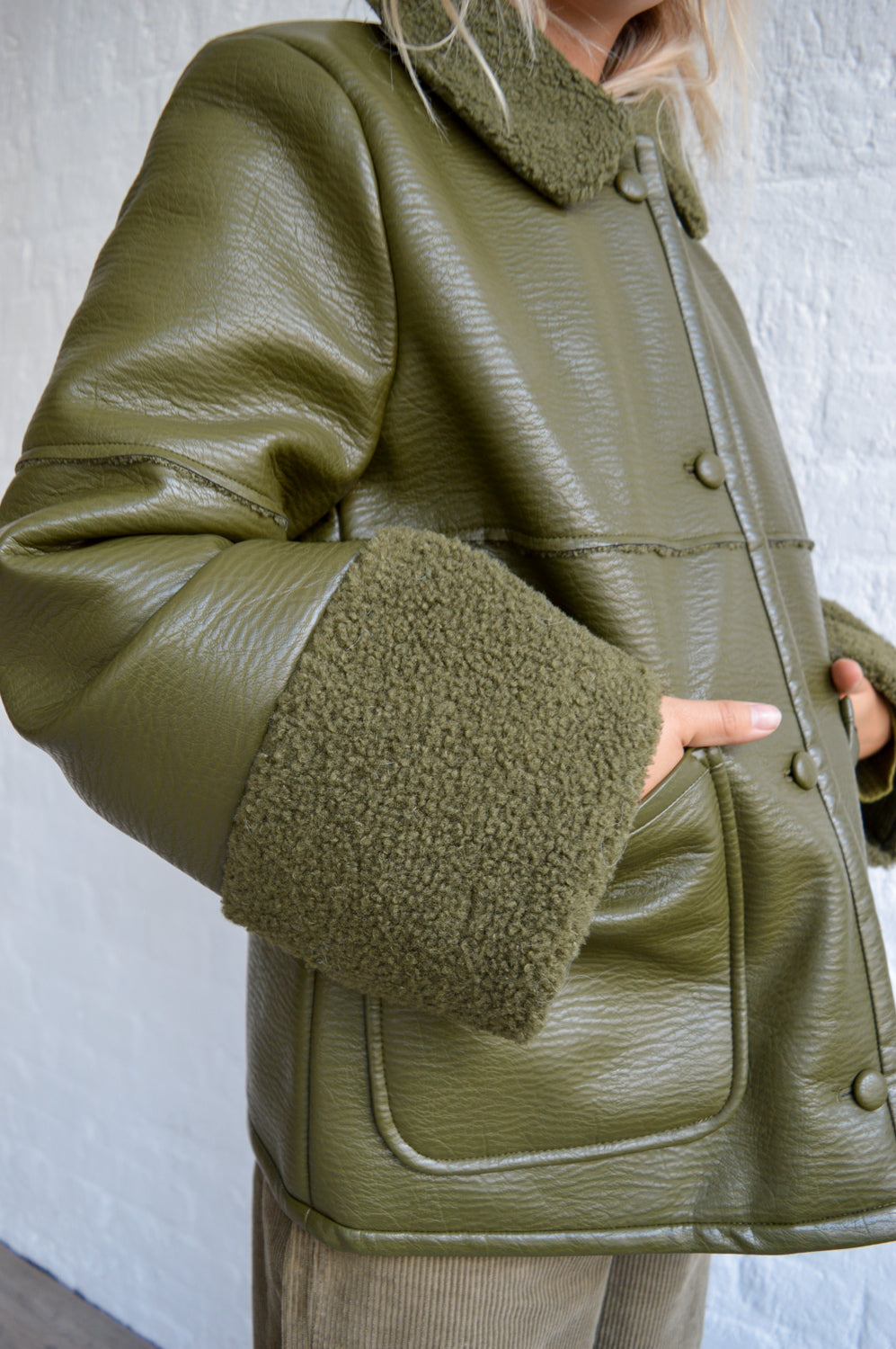 Baum Und Pferdgarten Birdie Ivy Green Jacket - The Mercantile London