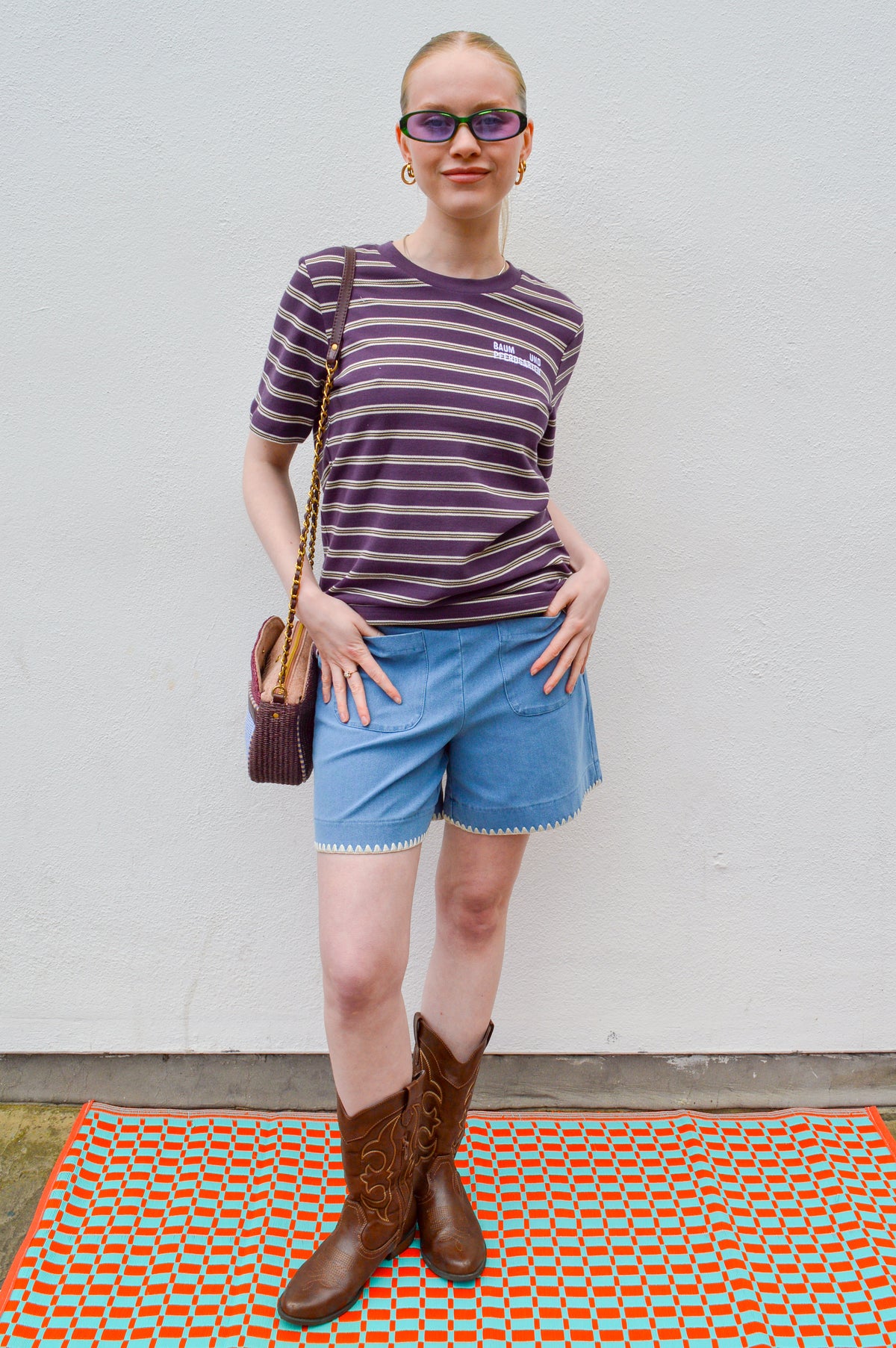 ICHI Kate Denim Shorts - The Mercantile London