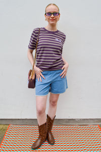 ICHI Kate Denim Shorts - The Mercantile London