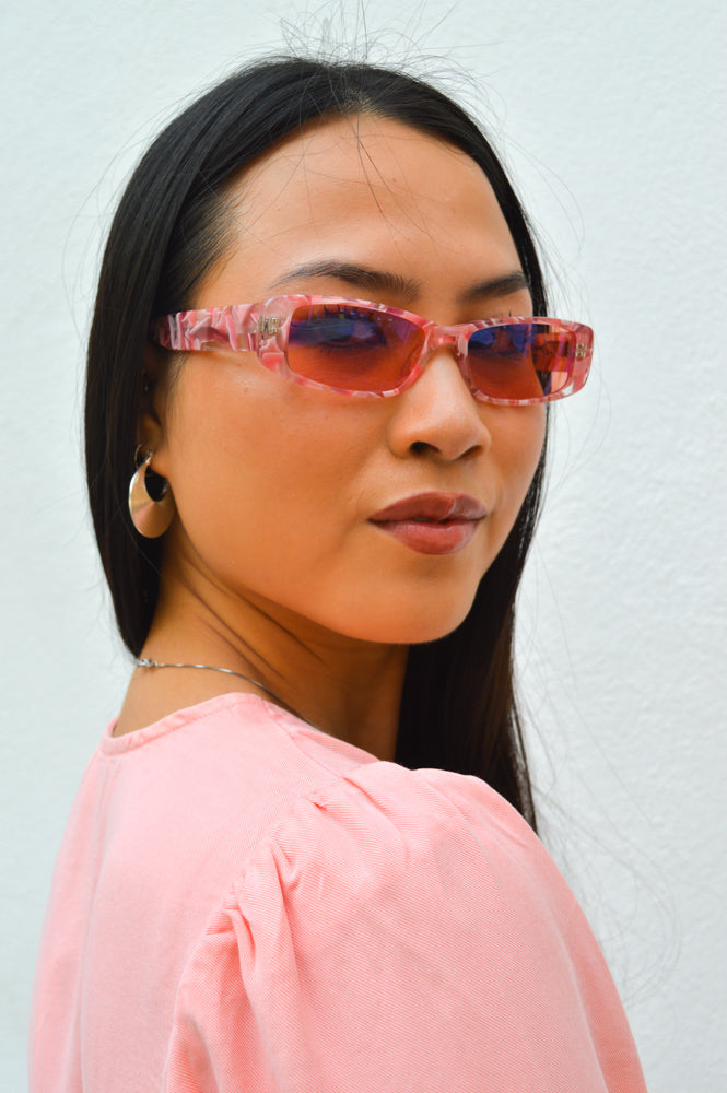 Mossy Hebe Pink Sunglasses - The Mercantile London