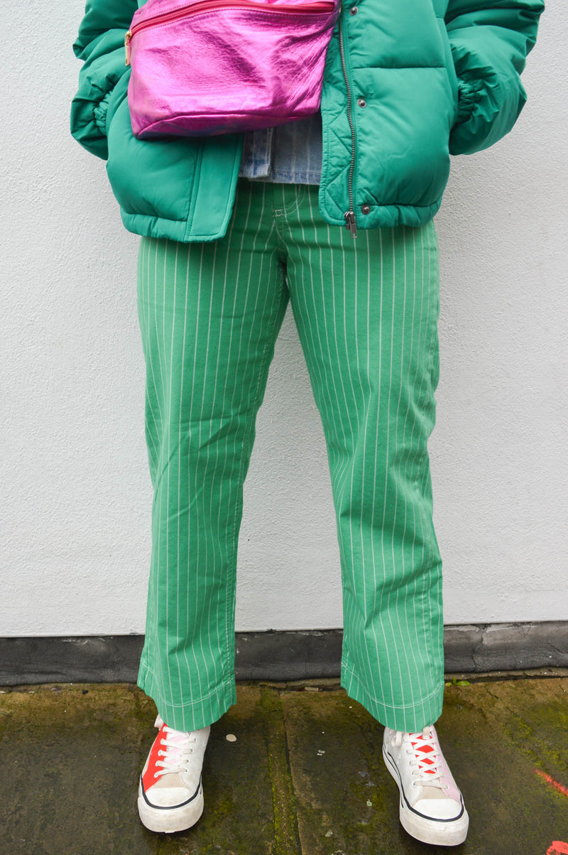 Numph Paris Green Spruce Pants - The Mercantile London