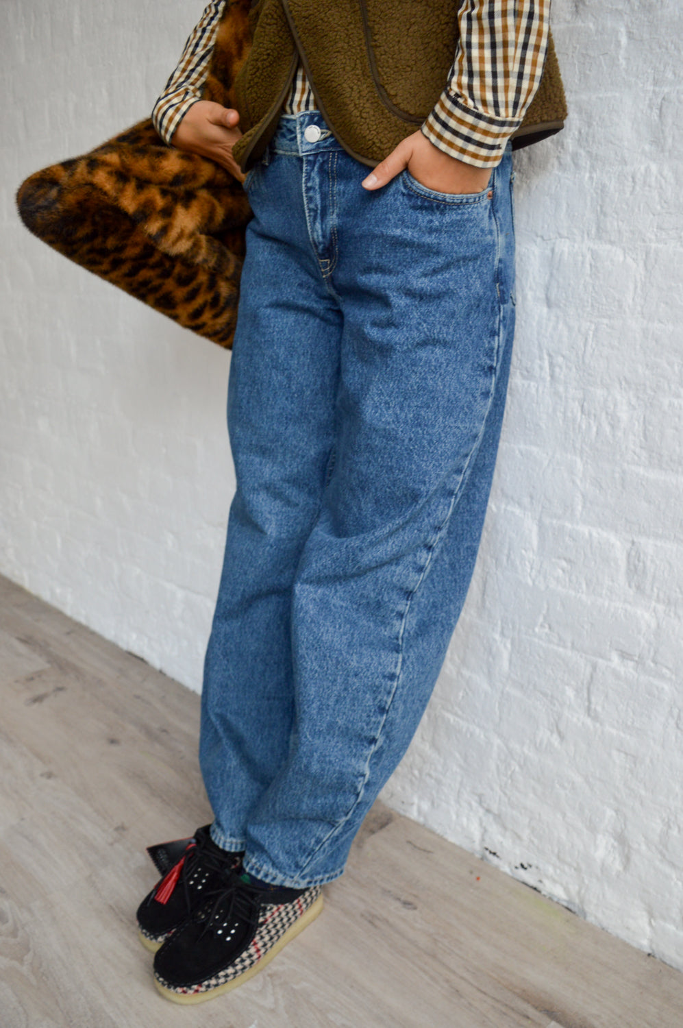 Dr Denim Nanci Stream Mid Retro Jeans - The Mercantile London
