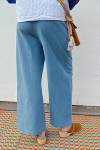 ICHI Kate Denim Trousers - The Mercantile London
