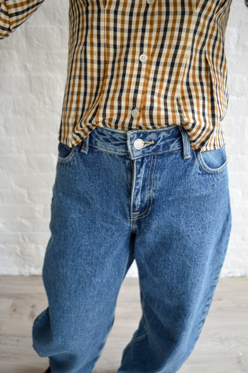 Dr Denim Nanci Stream Mid Retro Jeans - The Mercantile London