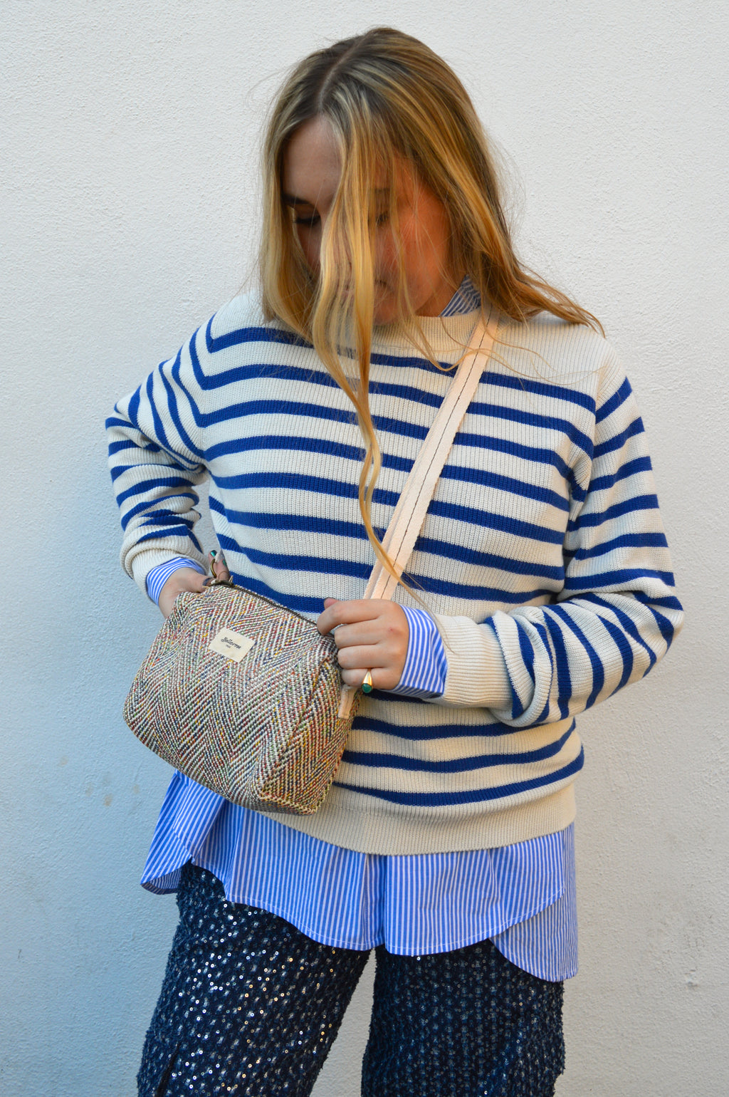 Lolly's Laundry Swan Neon Blue Jumper - The Mercantile London