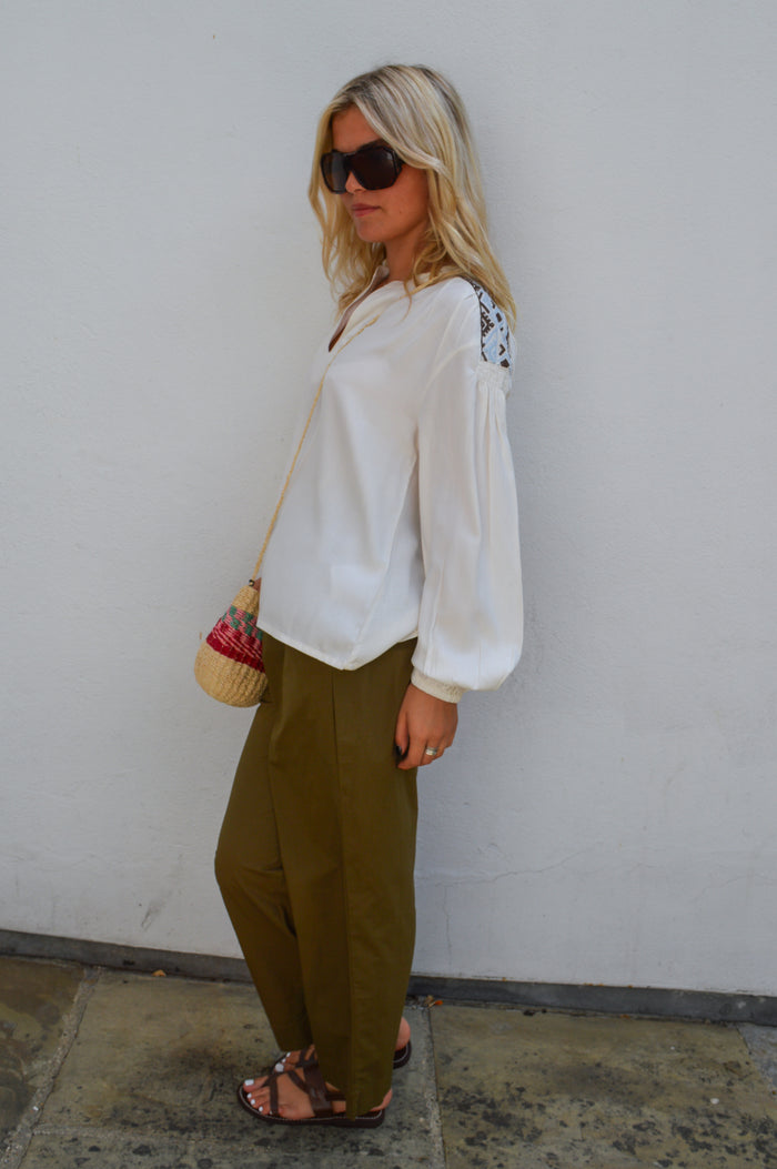 Fransa Helene Whisper White Blouse