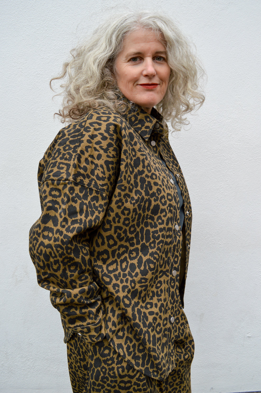 Lolly's Laundry Veida Leopard Print Shirt