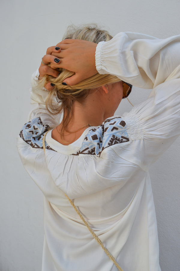Fransa Helene Whisper White Blouse