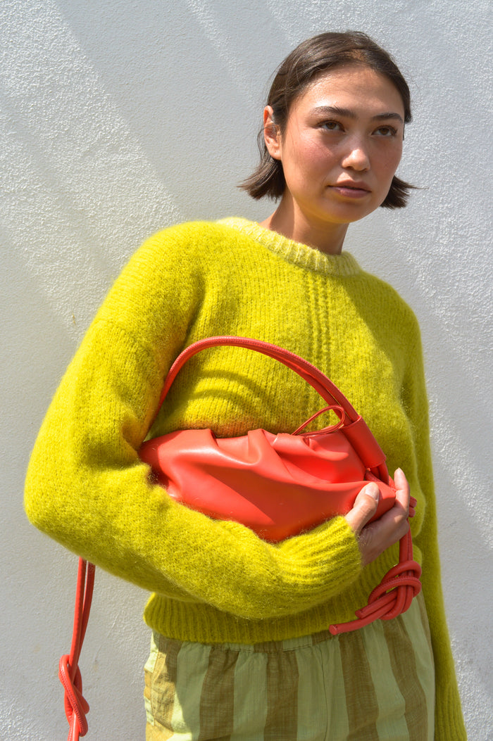 Maison Anje Brock Acid Lime Jumper