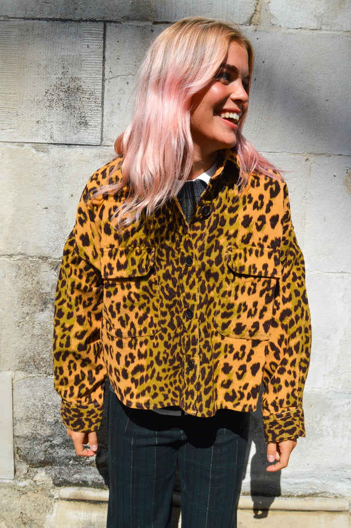 Bellerose Wyat Leopard Print Overshirt - The Mercantile London