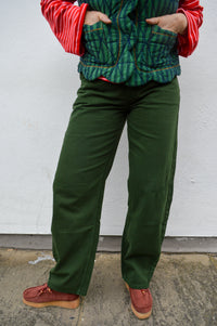 Seventy + Mochi Nina Dark Pine Barrel Leg Jeans - The Mercantile London