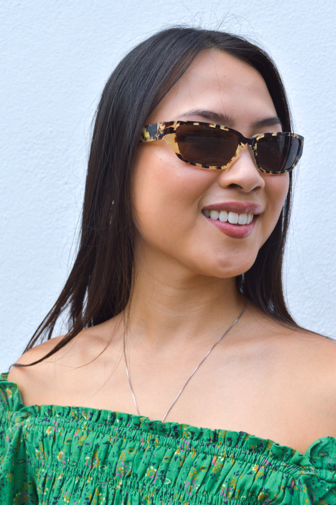 Mossy Shelly Leopard Sunglasses - The Mercantile London