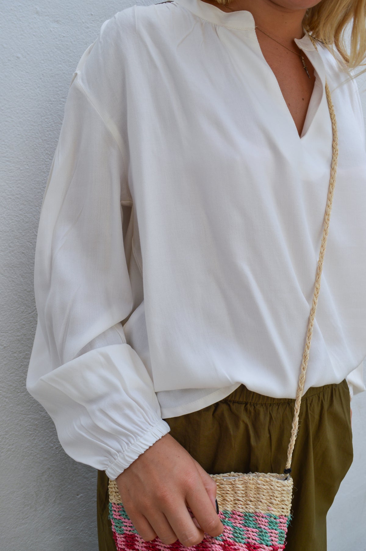 Fransa Helene Whisper White Blouse