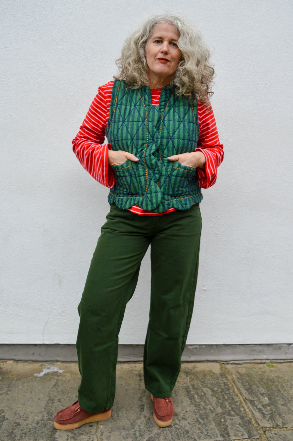 Seventy + Mochi Nina Dark Pine Barrel Leg Jeans - The Mercantile London