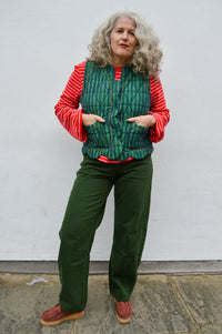 Seventy + Mochi Nina Dark Pine Barrel Leg Jeans - The Mercantile London