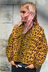Bellerose Wyat Leopard Print Overshirt - The Mercantile London