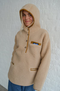 Kavu Roselake Oatmeal Hooded Fleece - The Mercantile London
