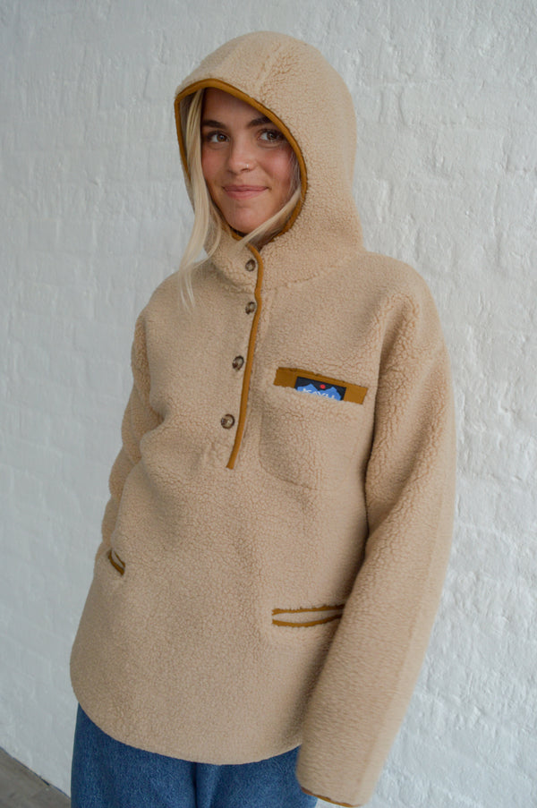 Kavu Roselake Oatmeal Hooded Fleece - The Mercantile London
