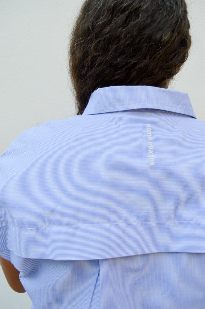 Esmé Studios Nunu Kentucky Blue Shirt - The Mercantile London