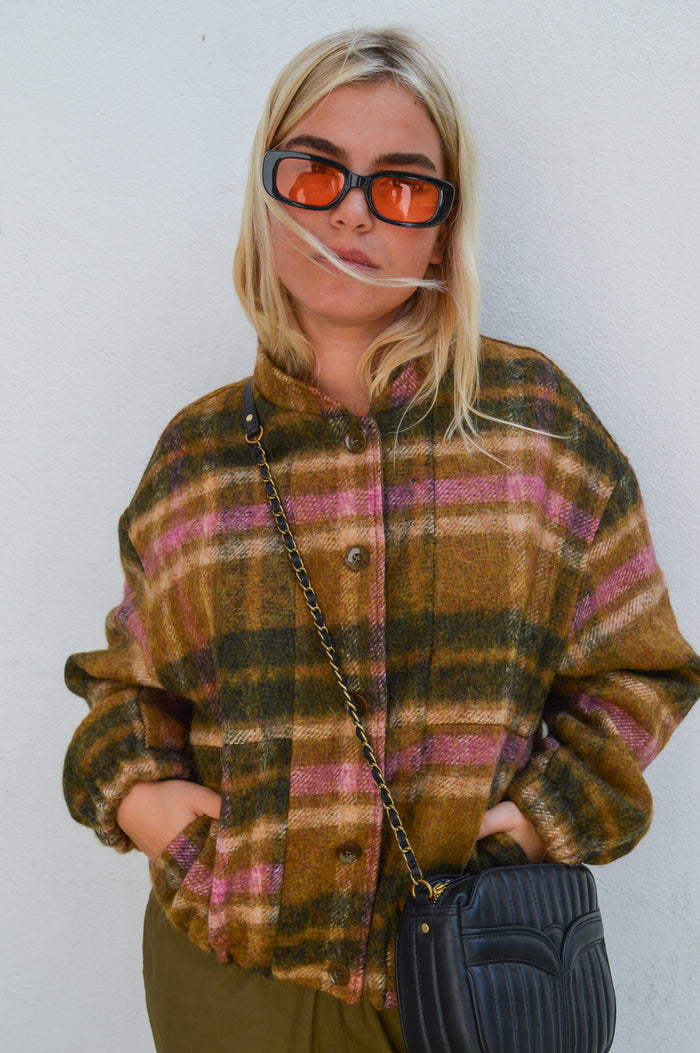 Sacrécoeur Lison Forest Check Jacket