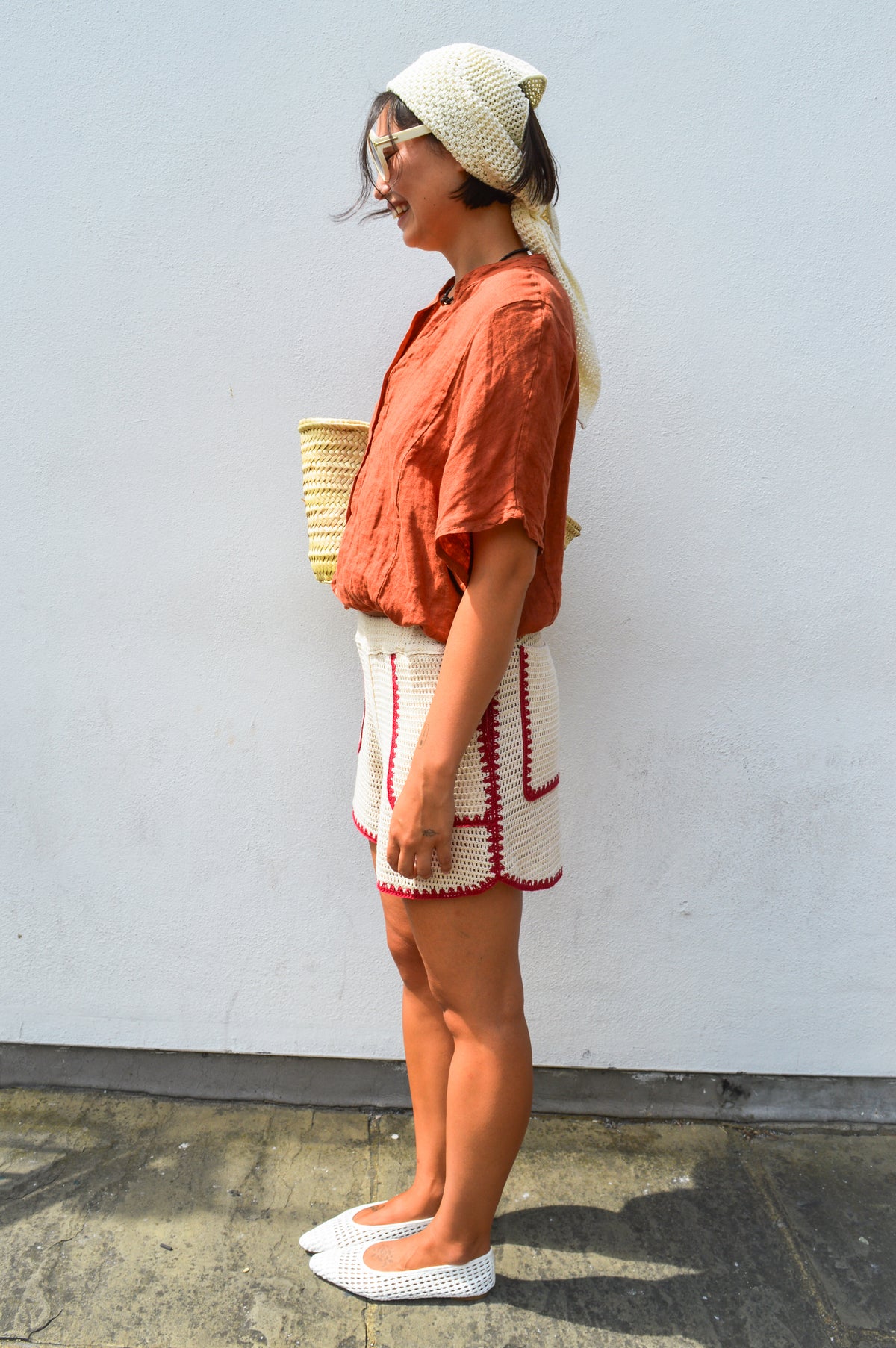 Linen & More Terracotta Blouse