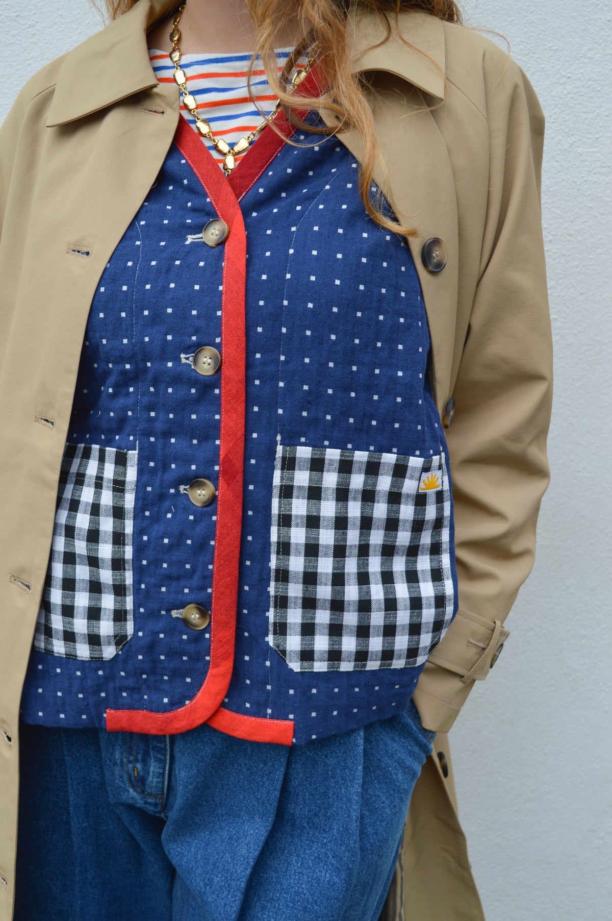 L.F. Markey Reuben Patchwork Jacket - The Mercantile London