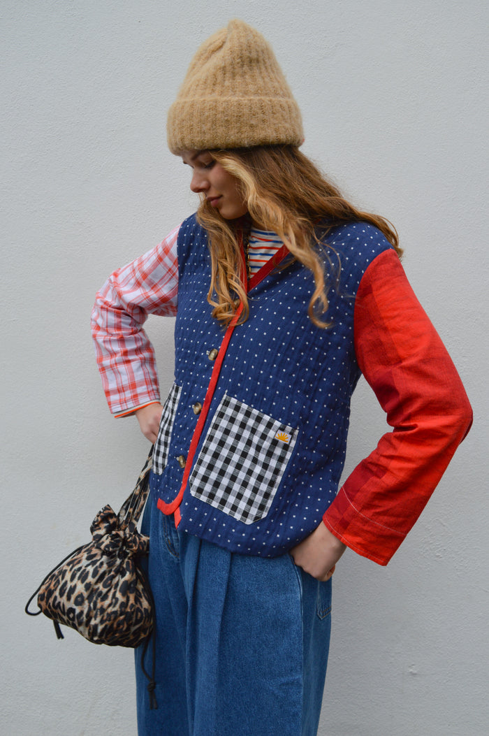 L.F. Markey Reuben Patchwork Jacket - The Mercantile London