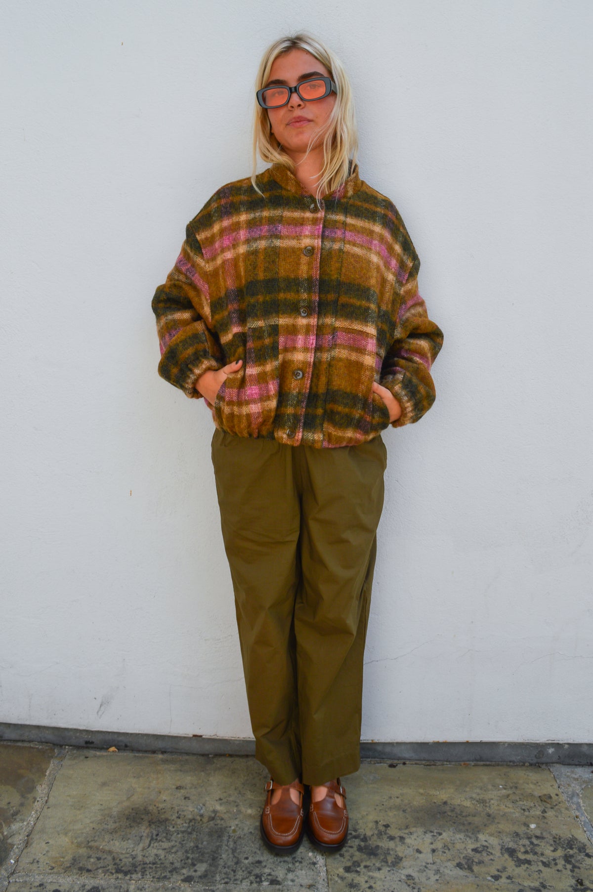 Sacrécoeur Lison Forest Check Jacket