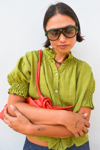AFA Collective Bold Navigator Green Sunglasses