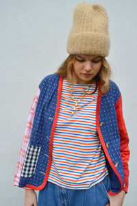 L.F. Markey Reuben Patchwork Jacket - The Mercantile London