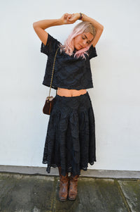 Dawn x Dare Naomi Black Skirt - The Mercantile London