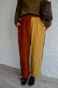 L.F. Markey Beckett Patchwork Corduroy Trousers - The Mercantile London