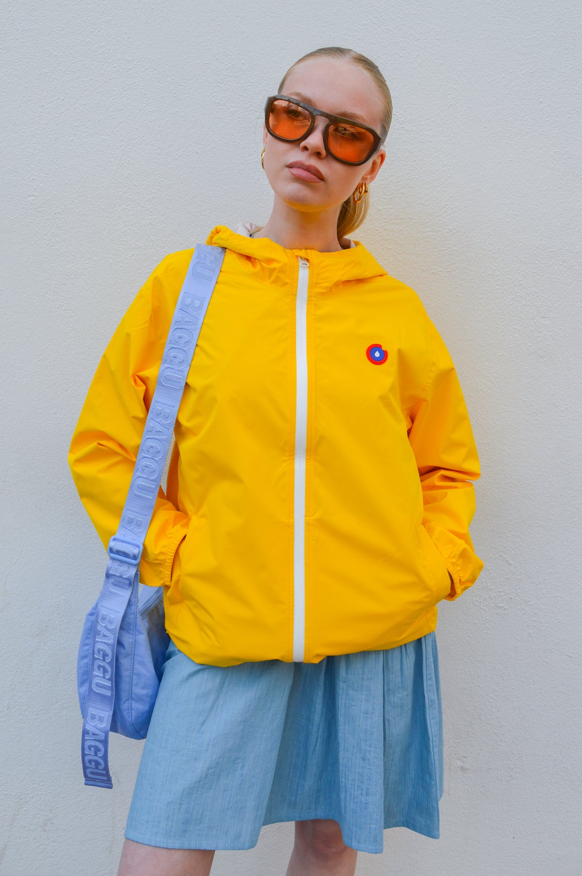Flotte Passy Citron Short Raincoat - The Mercantile London