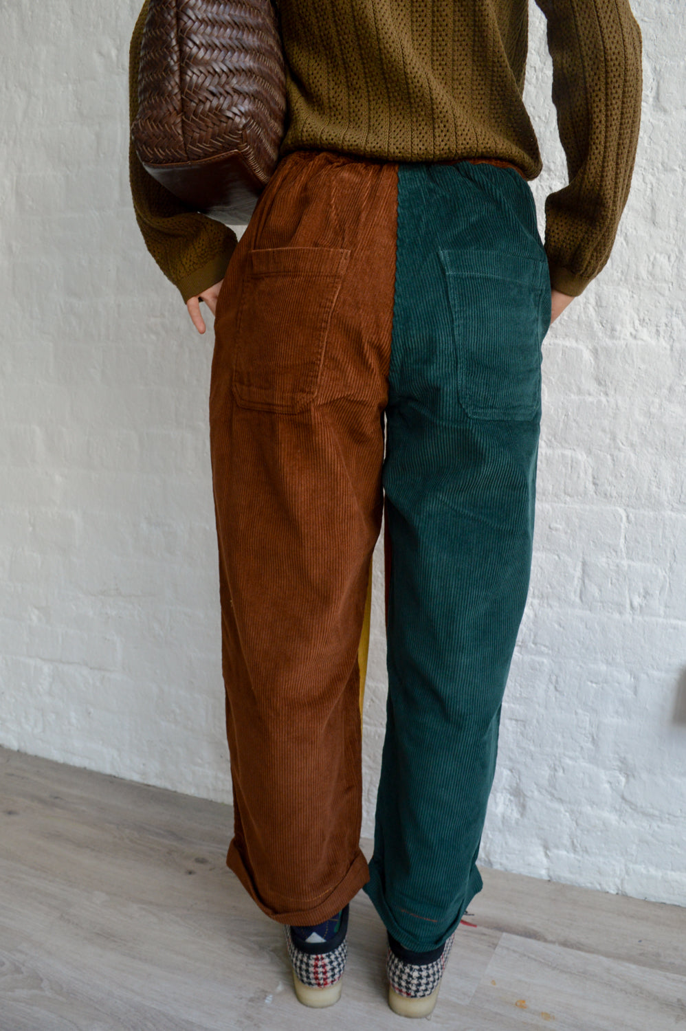 L.F. Markey Beckett Patchwork Corduroy Trousers - The Mercantile London