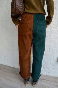 L.F. Markey Beckett Patchwork Corduroy Trousers - The Mercantile London