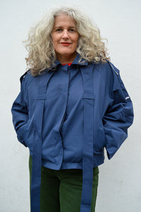 Flotte Tuileries Indigo Rain Jacket - The Mercantile London