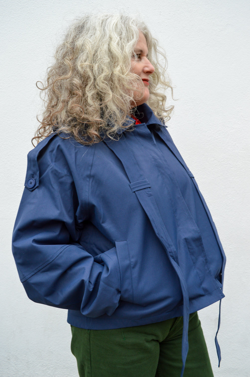 Flotte Tuileries Indigo Rain Jacket - The Mercantile London