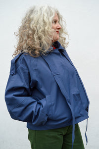 Flotte Tuileries Indigo Rain Jacket - The Mercantile London