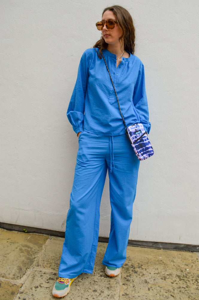 Lolly's Laundry Rita Blue Trousers - The Mercantile London