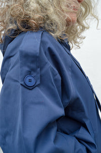 Flotte Tuileries Indigo Rain Jacket - The Mercantile London