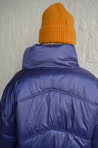 ICHI Ecella Patriot Blue Puffer Jacket - The Mercantile London