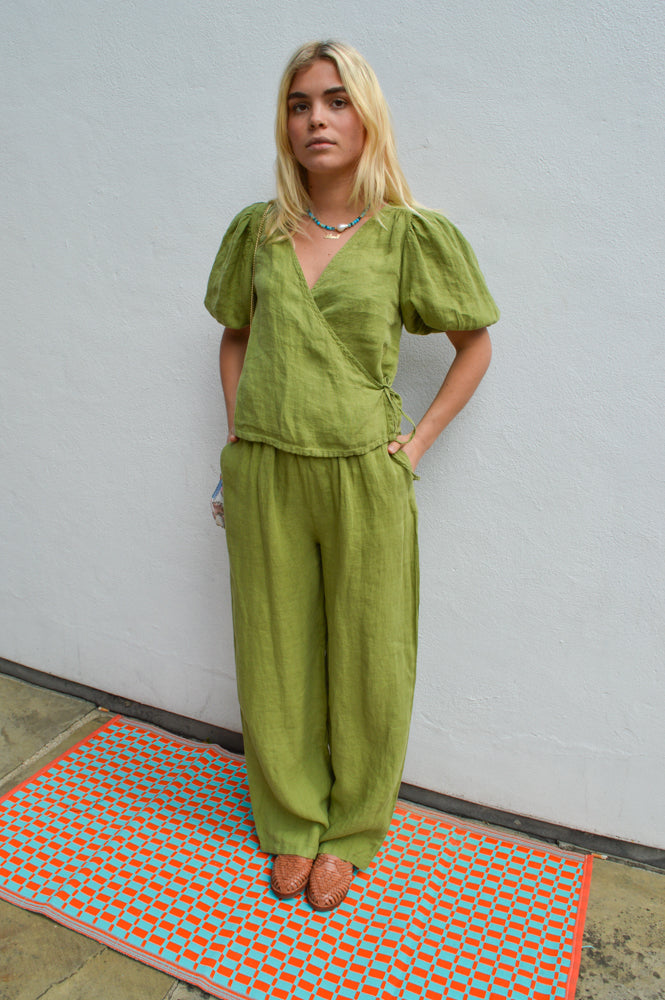 The New Society Hera Olive Trousers - The Mercantile London