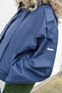 Flotte Tuileries Indigo Rain Jacket - The Mercantile London