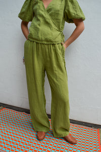 The New Society Hera Olive Trousers - The Mercantile London