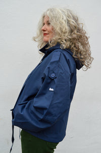 Flotte Tuileries Indigo Rain Jacket - The Mercantile London