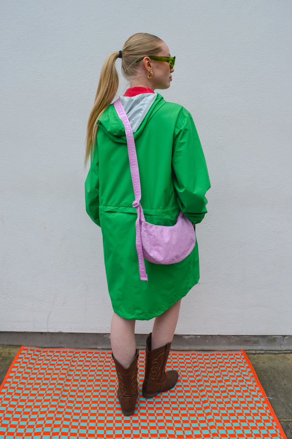 Flotte Amelot Cactus Long Raincoat - The Mercantile London