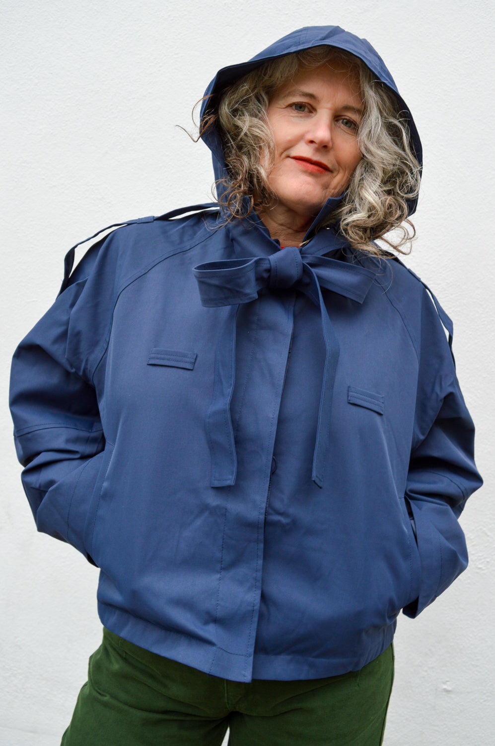 Flotte Tuileries Indigo Rain Jacket - The Mercantile London