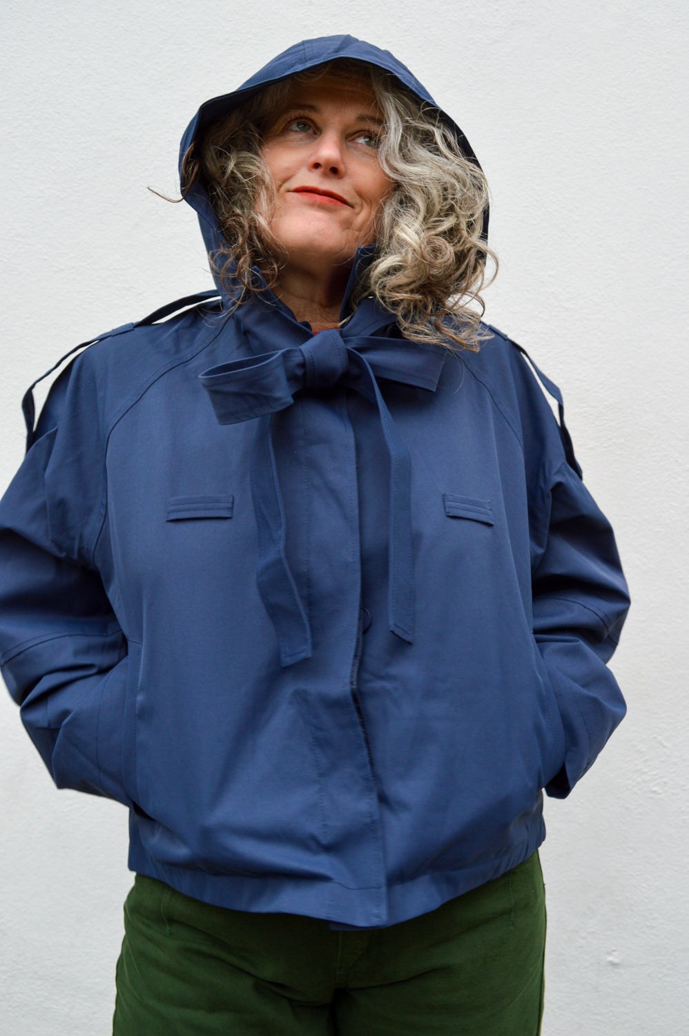 Flotte Tuileries Indigo Rain Jacket - The Mercantile London