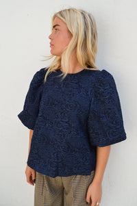 Noella Shelly Navy Blue Blouse