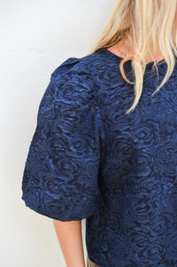 Noella Shelly Navy Blue Blouse